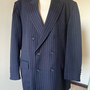 Dior Classic Navy Pinstripe Suit